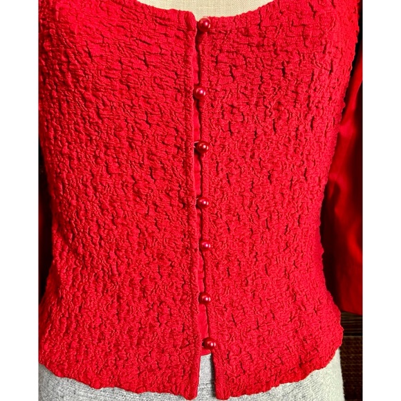 Anthropologie Smocked Cardigan M - Picture 8 of 16